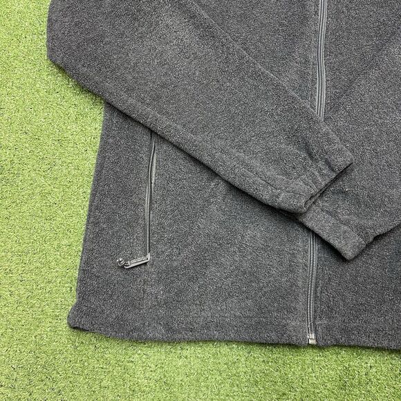 Michigan Wolverines Columbia Fleeece Gray Full Zip Jacket Mens Size Medium - Picture 4 of 8